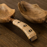 Set Cucharón Hoja Rattán