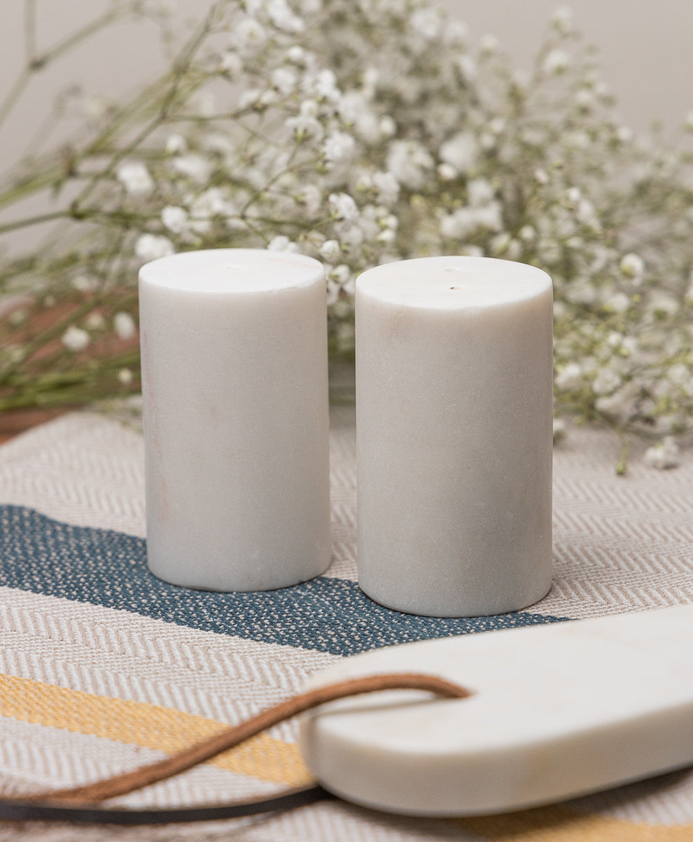 Set Salt & Pepper Mármol White