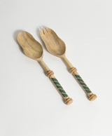 Set Cubiertos Madera Green